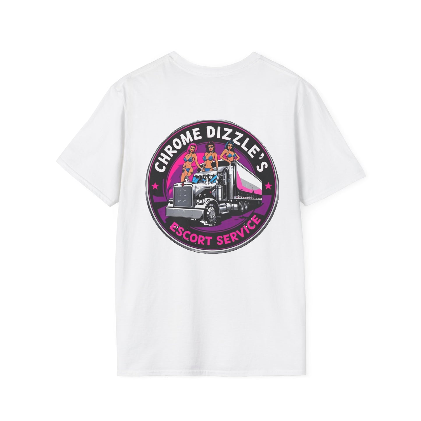 Chrome Dizzle's Funny Truck Driver T-Shirt | Unisex Softstyle Tee, Humorous Gift, Casual Wear, Road Trip Essential, Trucking Life Apparel