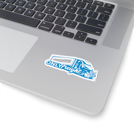 Only Freight Truck Kiss-Cut Stickers | Vehicle Decor, Laptop Stickers, Gifts for Truck Lovers, Durable Waterproof Decals, Freight Themed