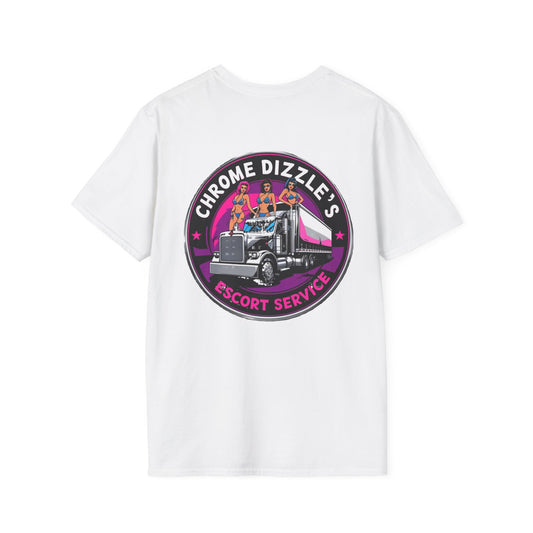 Chrome Dizzle's Funny Truck Driver T-Shirt | Unisex Softstyle Tee, Humorous Gift, Casual Wear, Road Trip Essential, Trucking Life Apparel